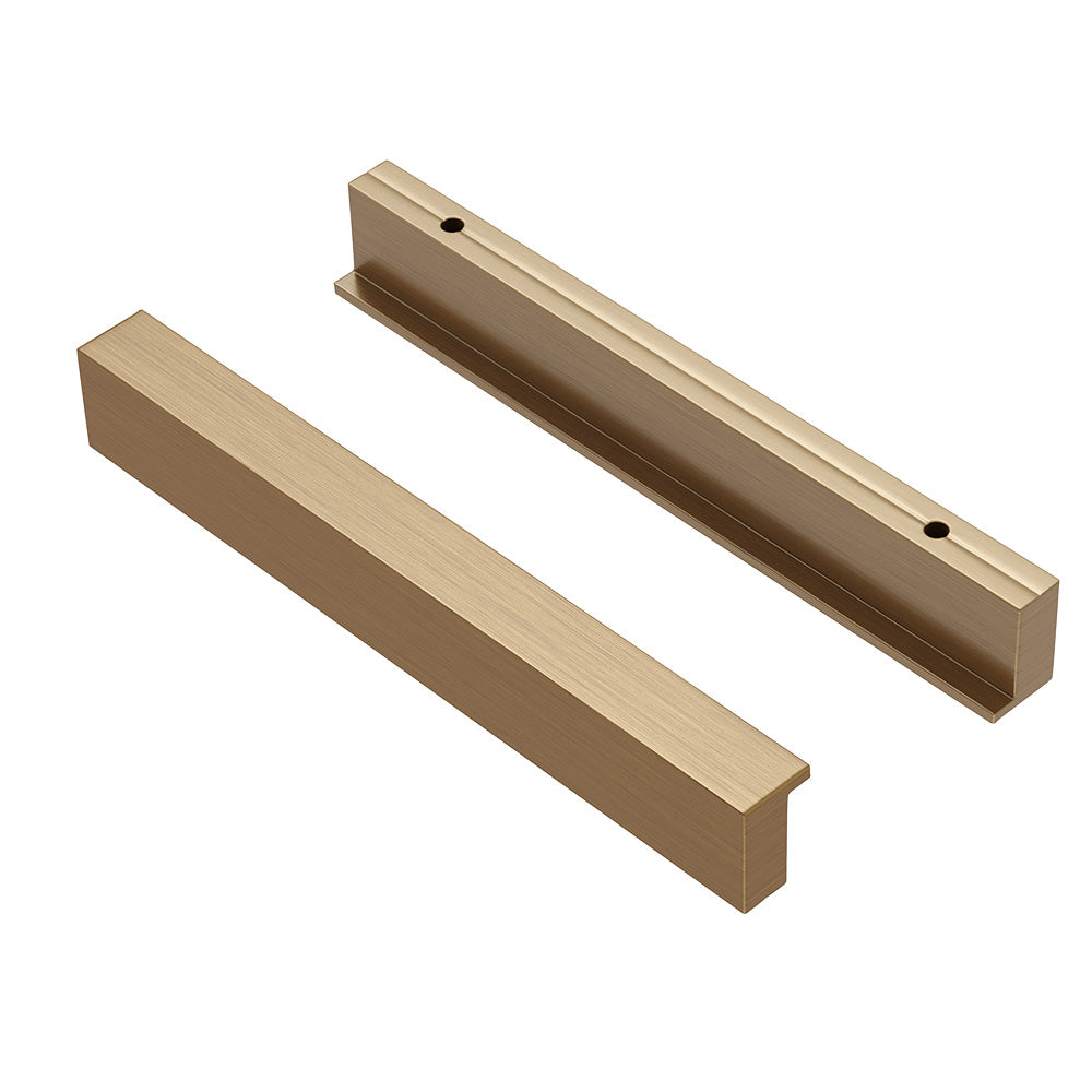 Brushed Oxidized Brass Cabinet Pulls for Kitchen & Bathroom